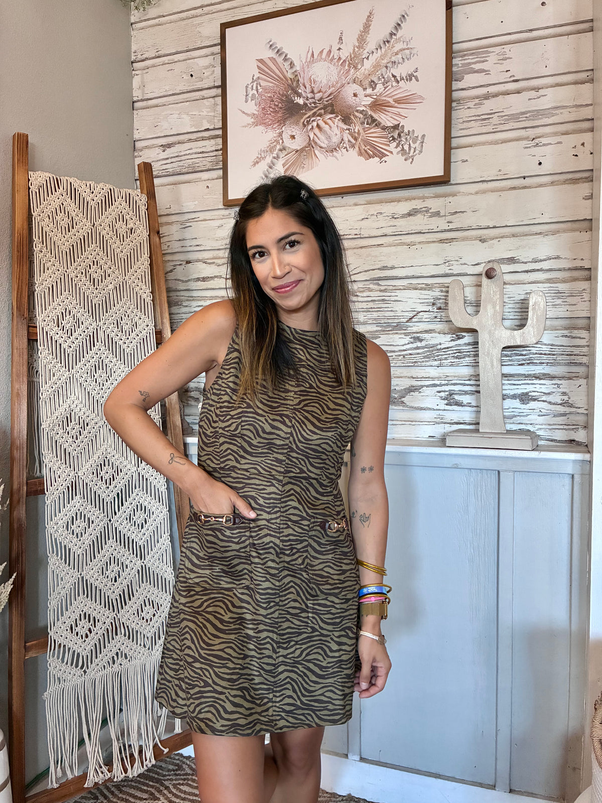 Daniel Zebra Print Dress