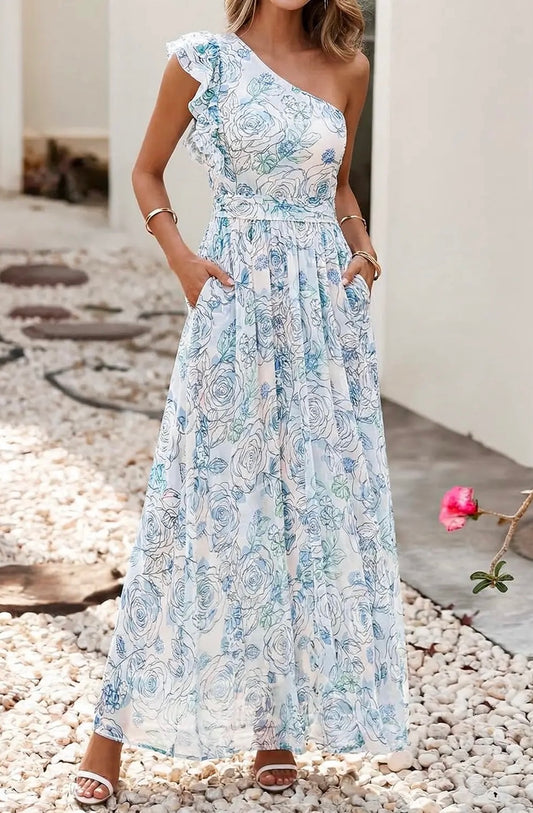 Lara One-Shoulder Dress