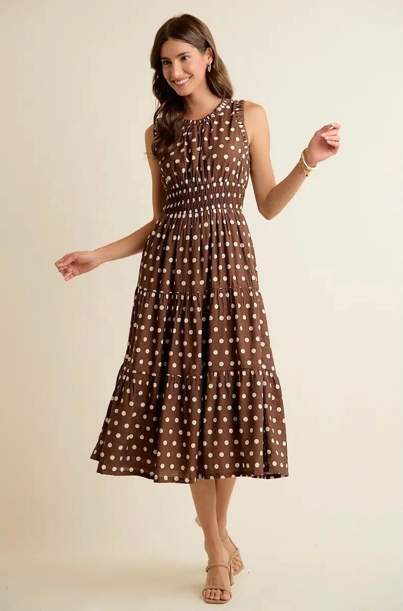 Charlie Sleeveless Midi Dress