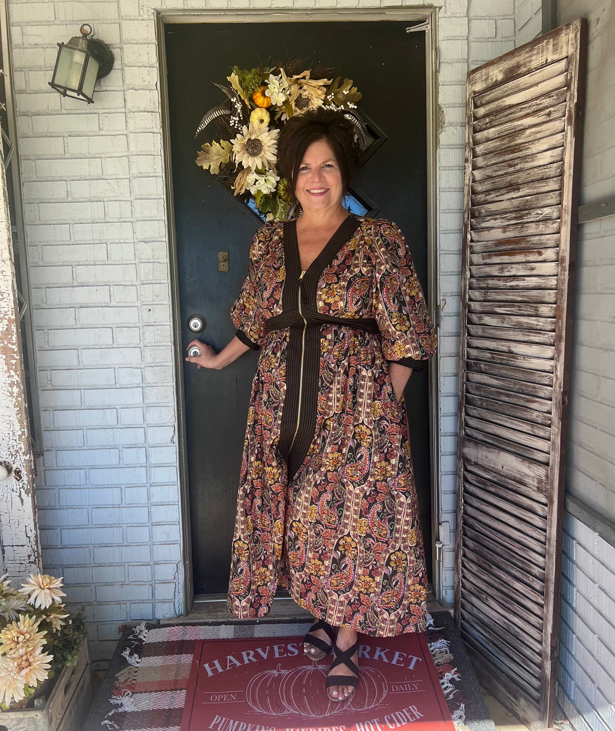 Christi Print Dress