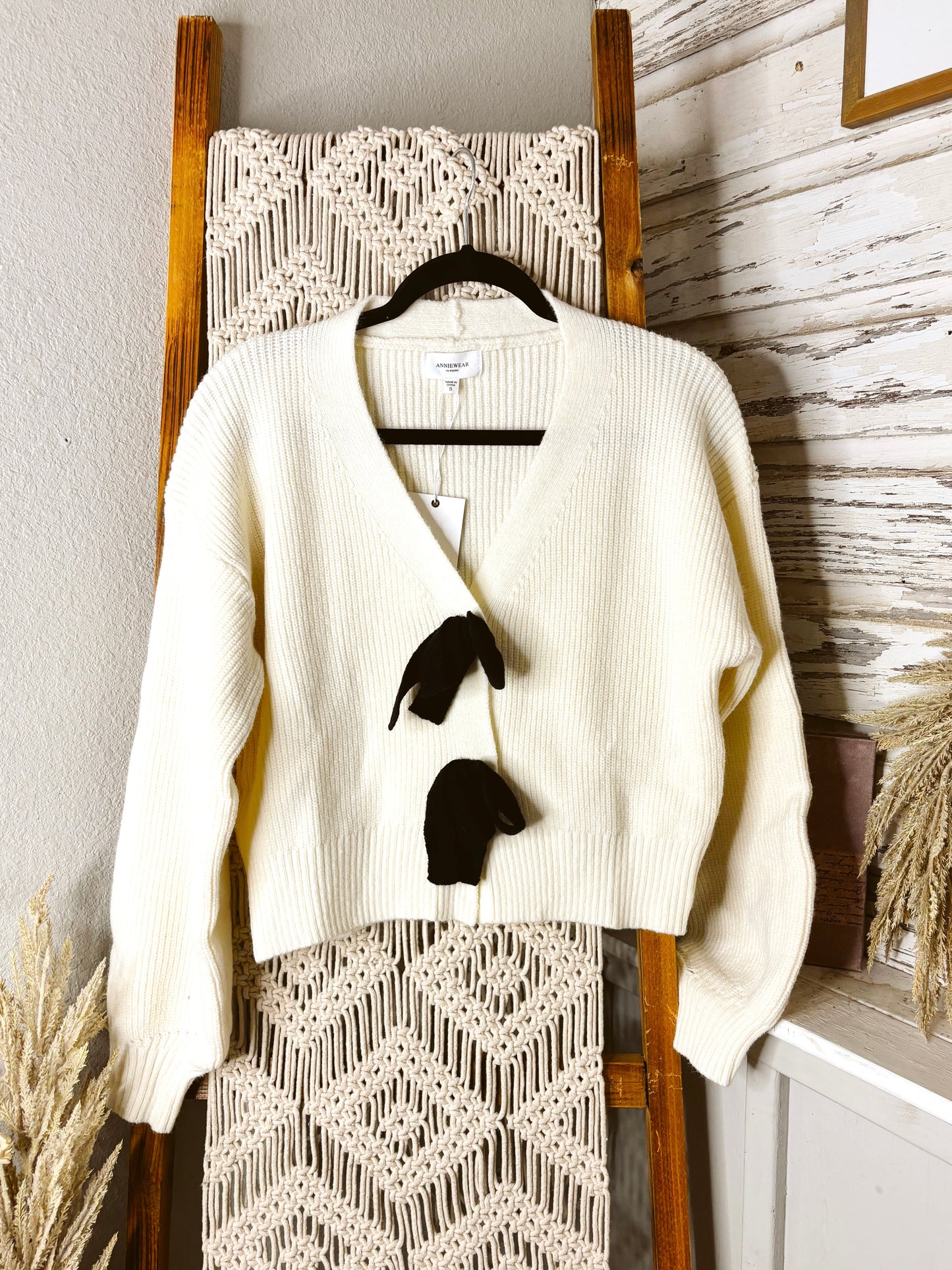 Blair Bow Cardigan