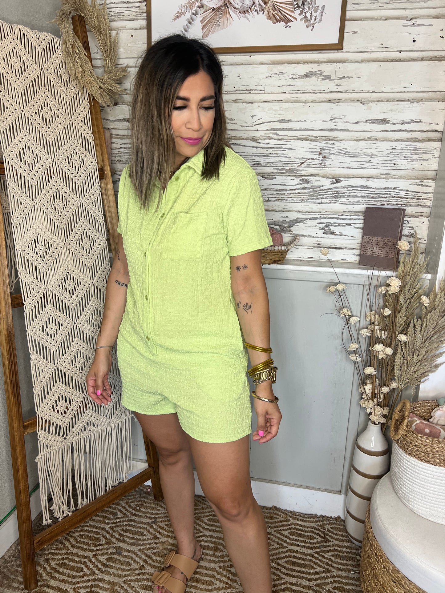 Leilani Textured Romper