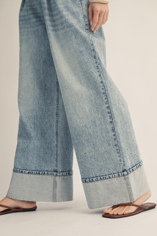 Gabriella Cuffed Jeans