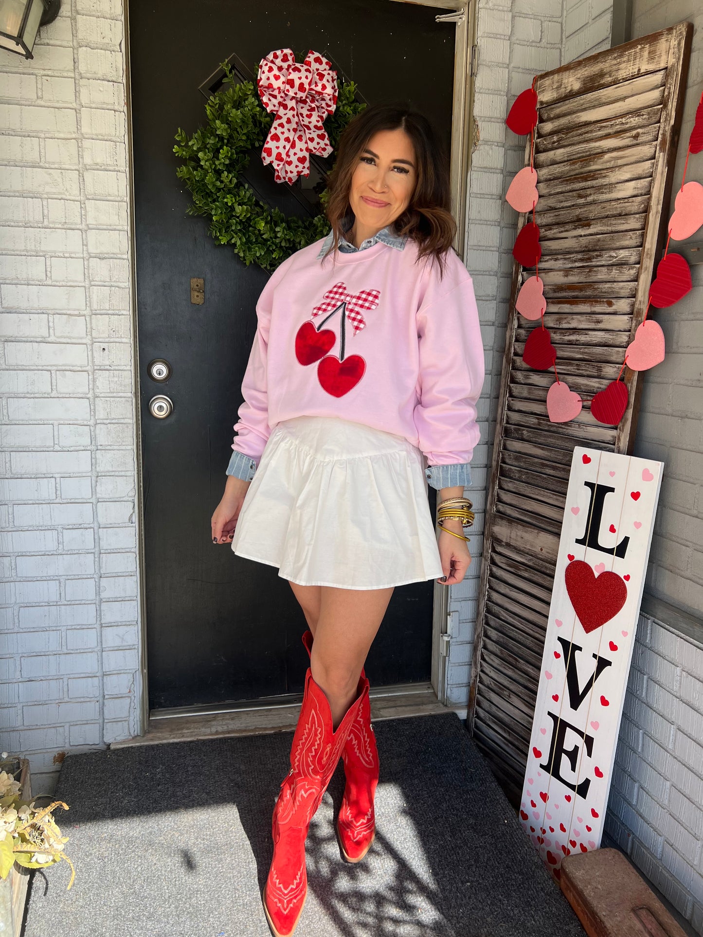 Cherry Sweetheart Sweatshirt