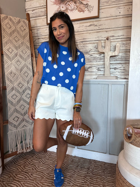 Melanie Polka Dot Top