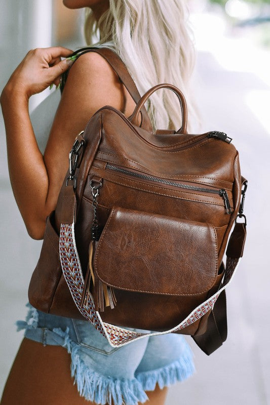 Kaylie Leather Backpack