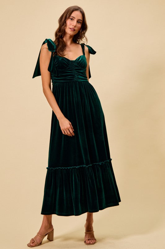 Noel Velvet Holiday Dress