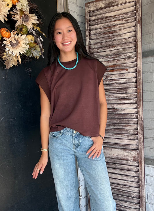 Rebecca half sleeve top