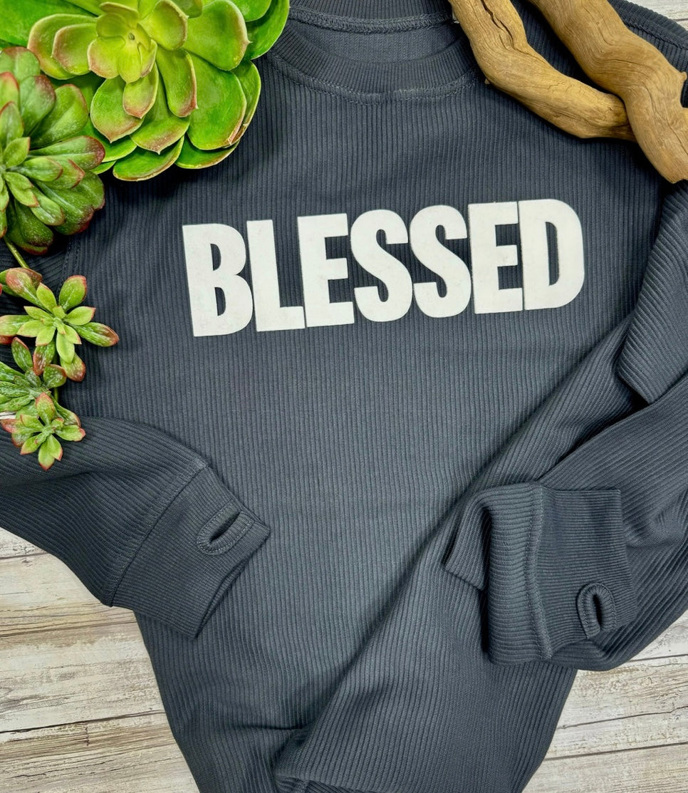 Blessed Soft Corded Top