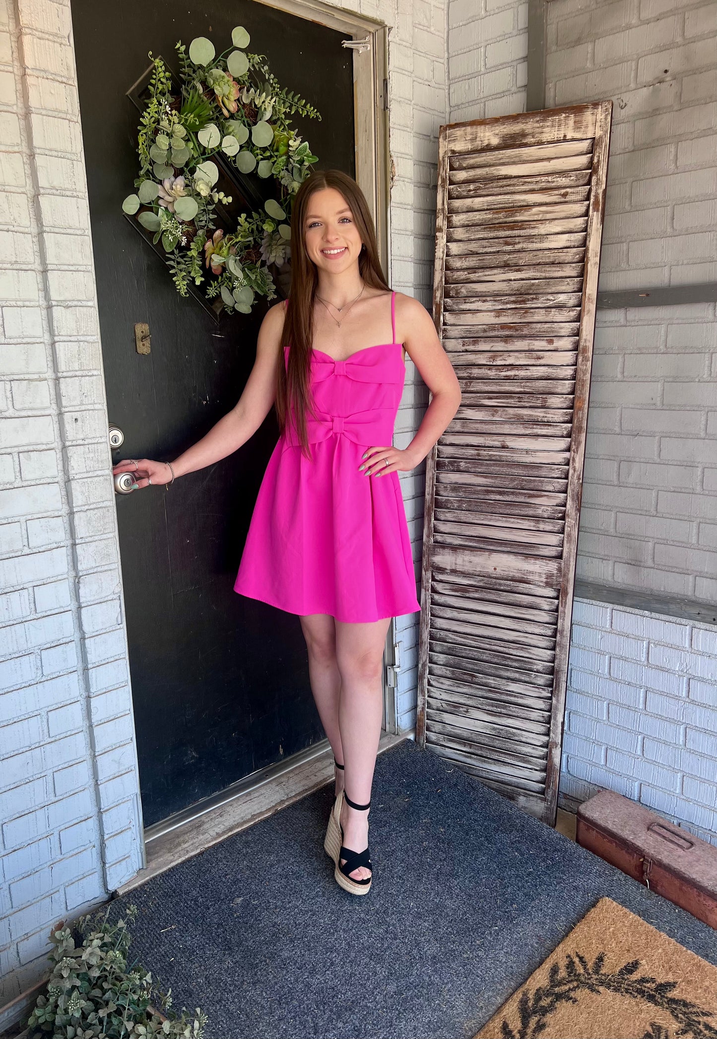 Blakelyn Double Bow Mini Dress