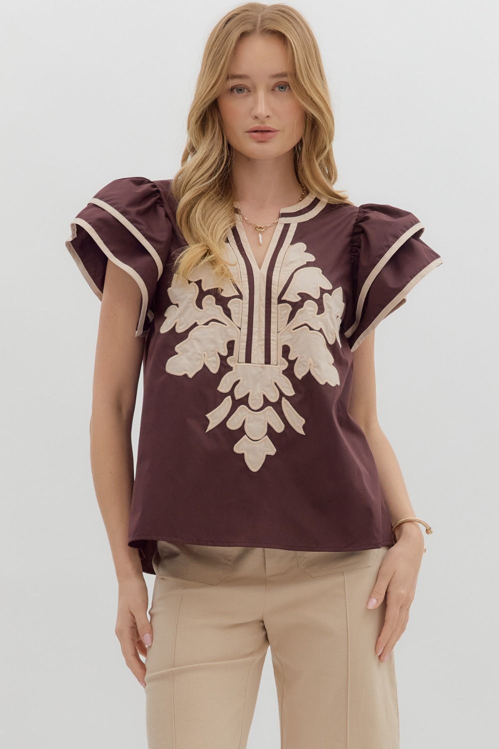 Ada Embroidered Top