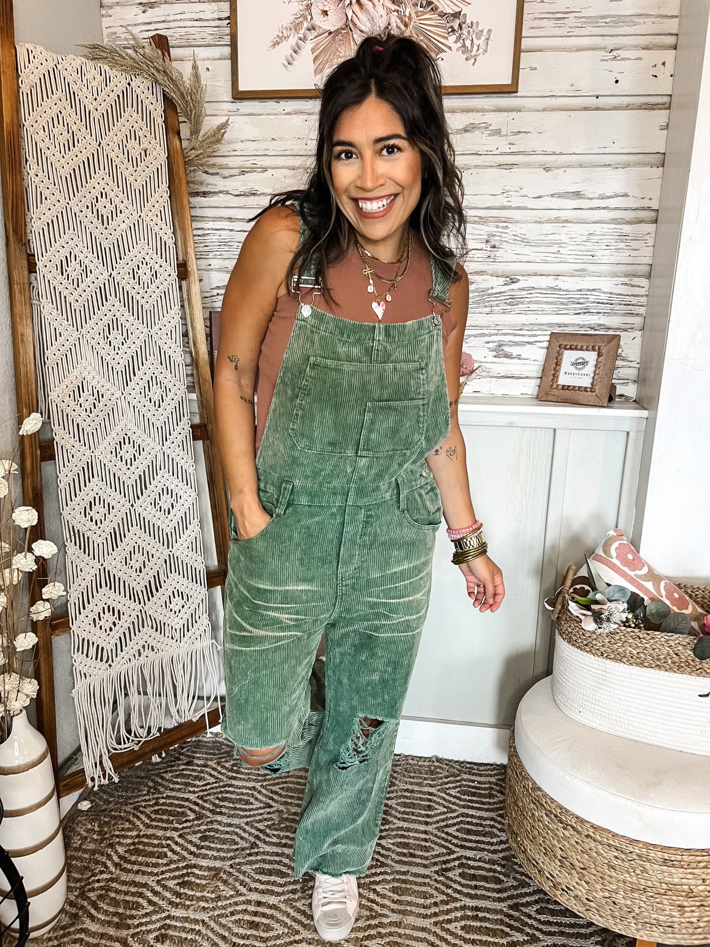 Freya Corduroy Overalls