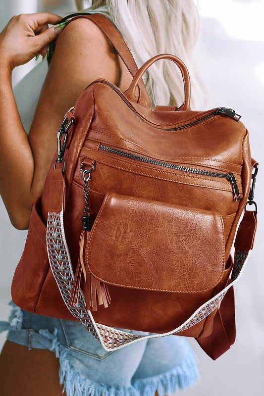 Kaylie Leather Backpack