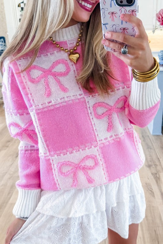 Poppy Bow Sweater