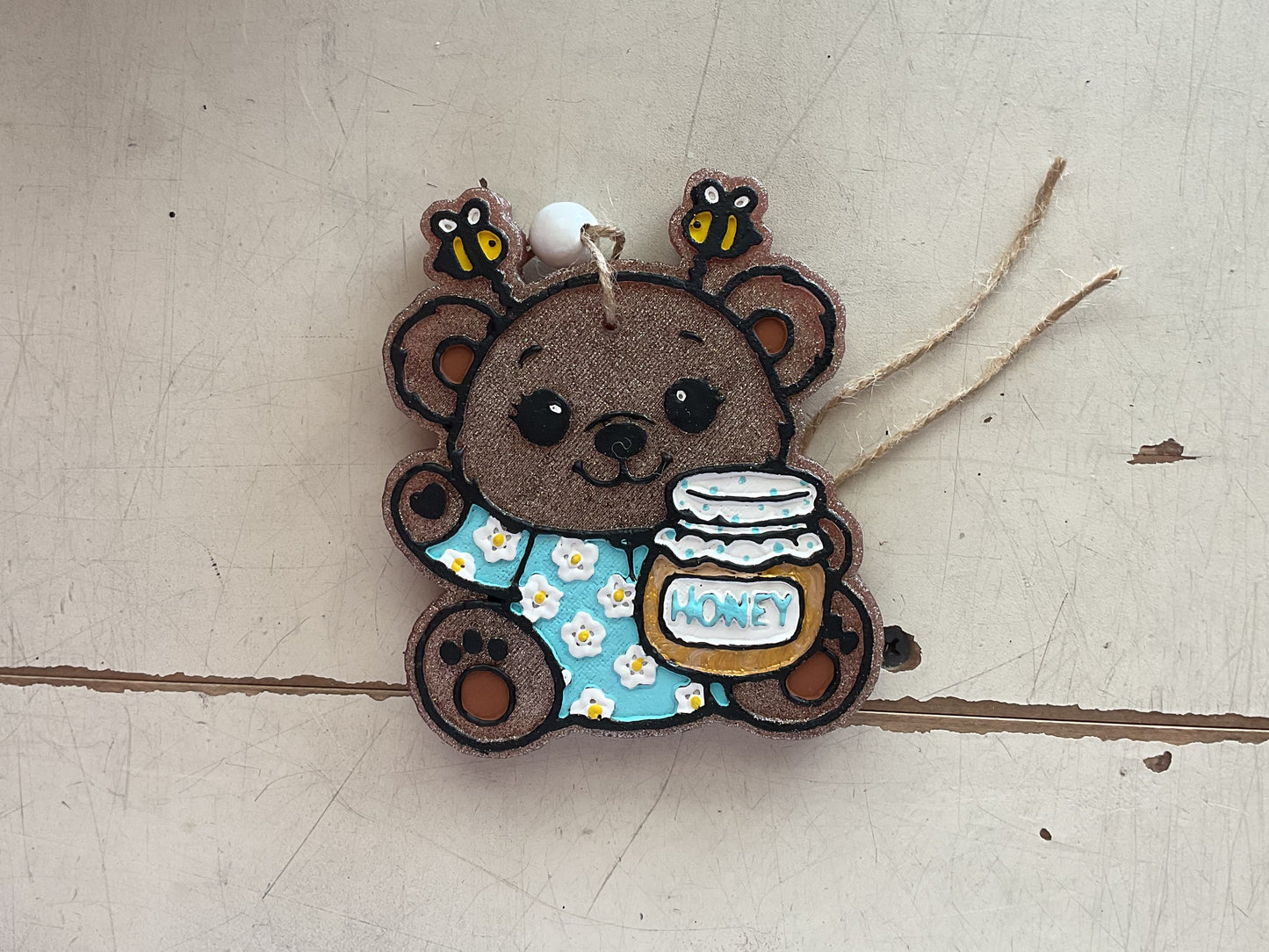 Bear + Honey Freshie