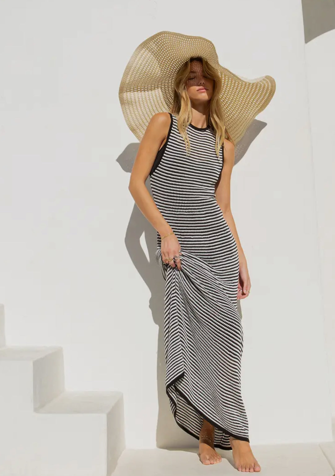 Brielle Striped Maxi Dress