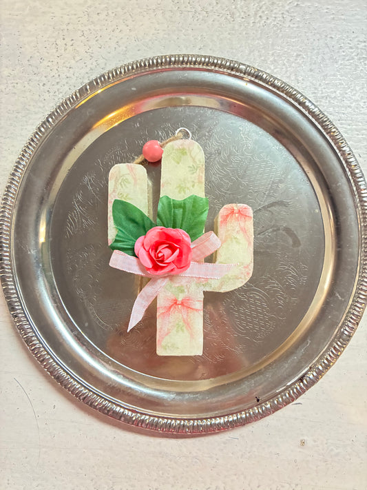Springtime Floral Cactus Freshie