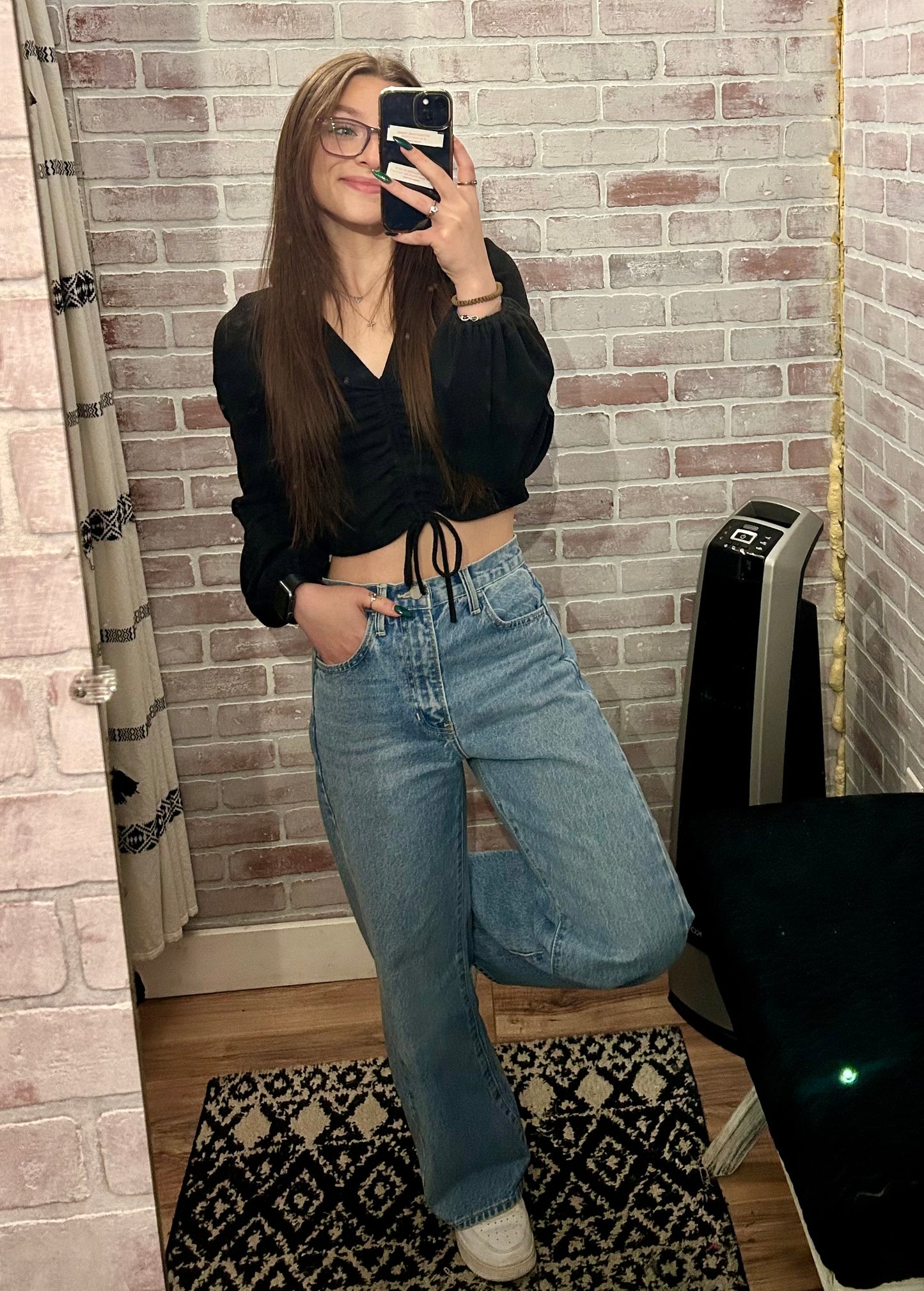 Just Black Ilona Wide Leg Jeans