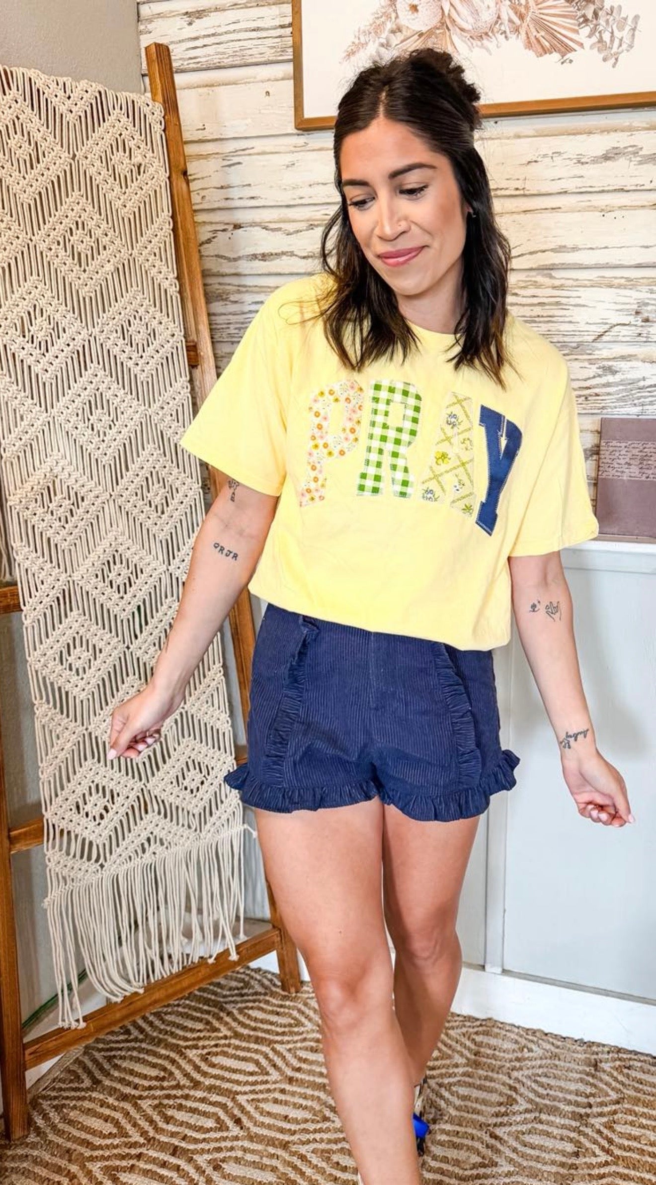Butter Yellow Pray Tee-Shirt