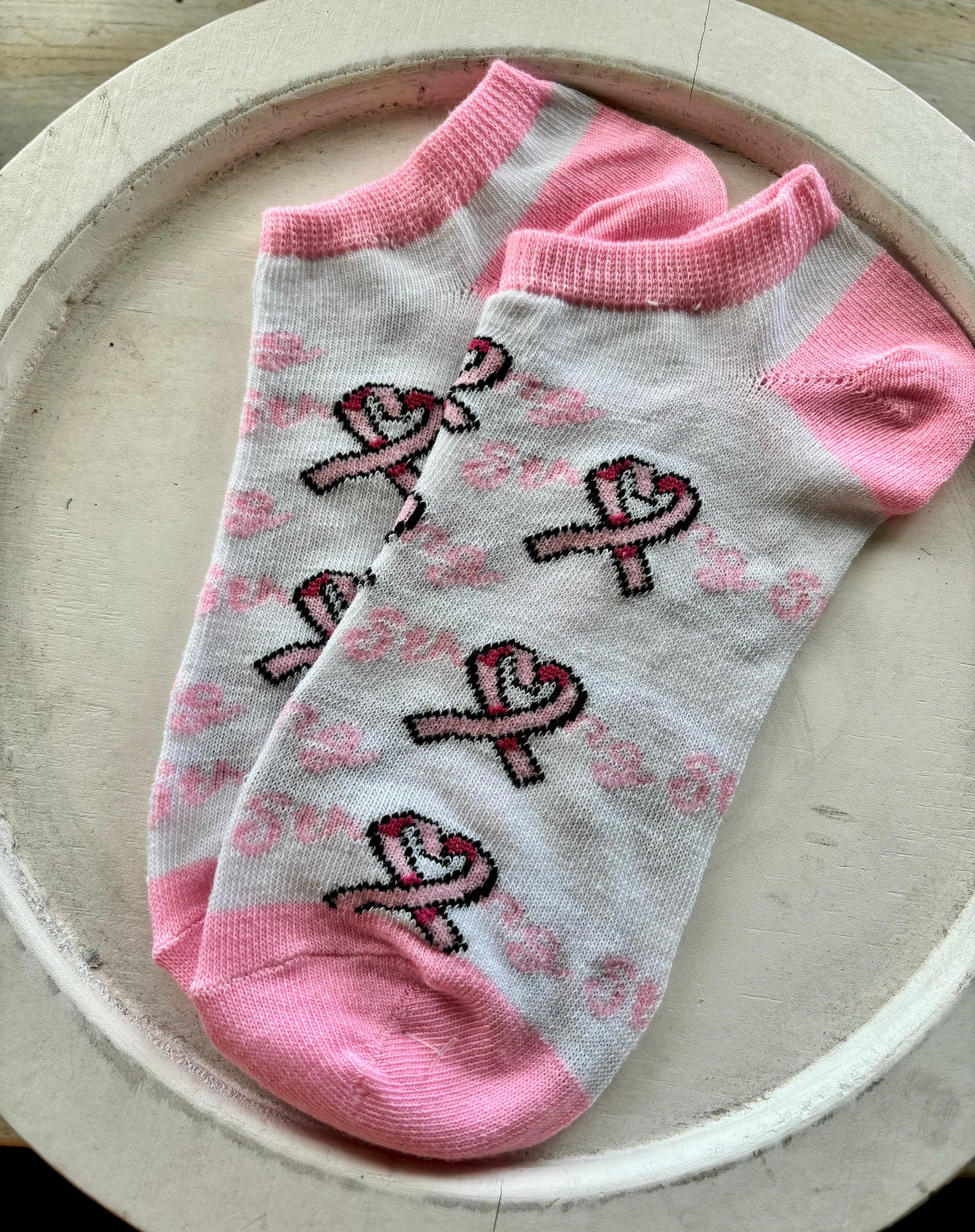 Breast Cancer Awareness Socks