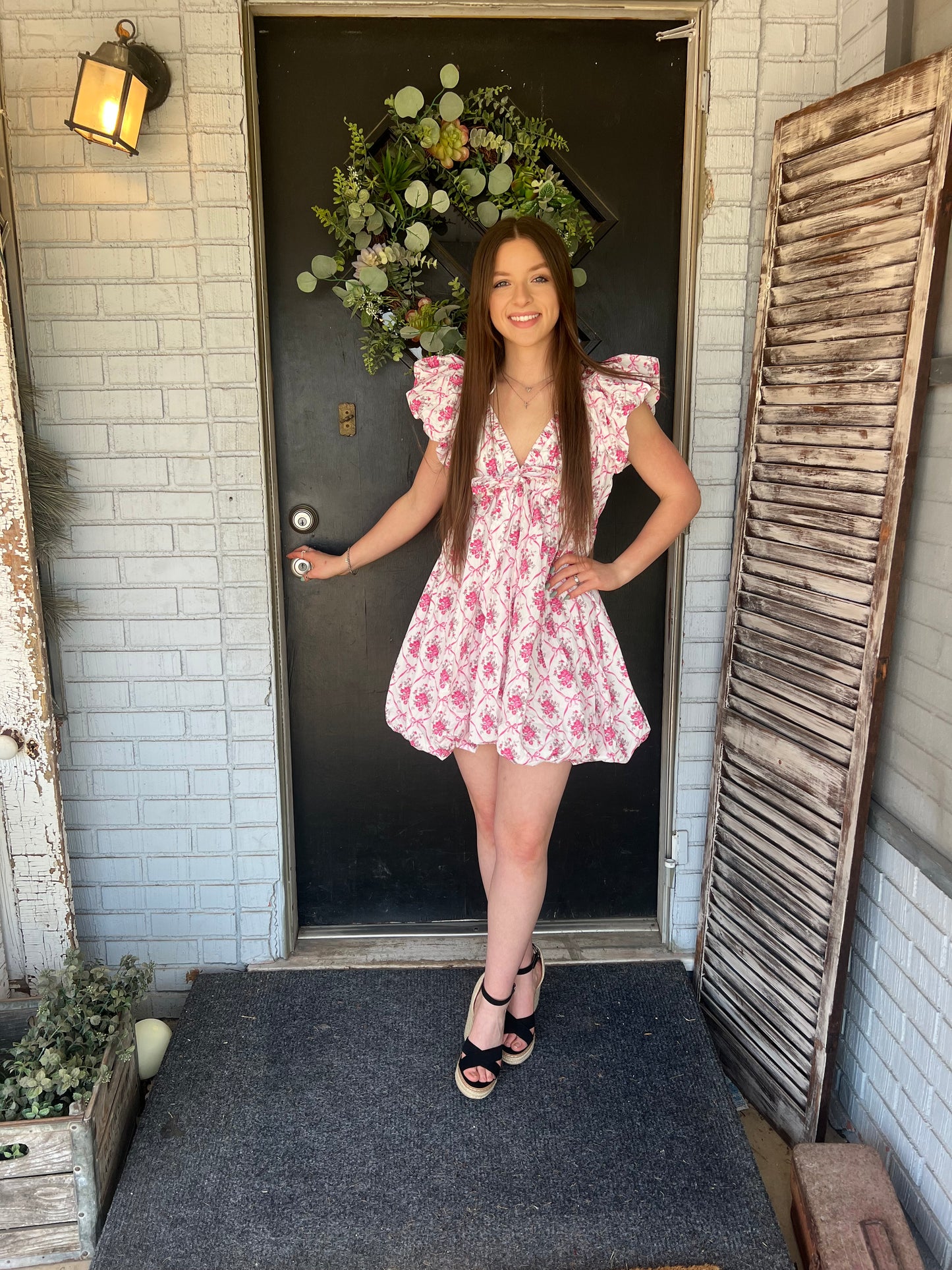 Lillie Bubble Mini Dress