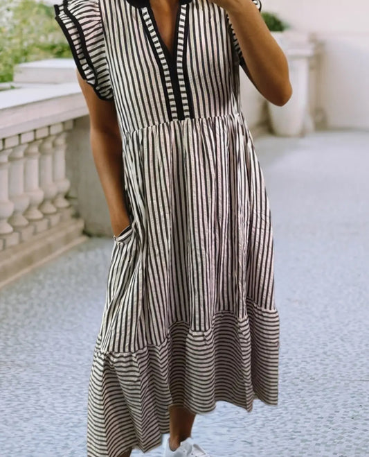Nellie Striped Maxi Dress