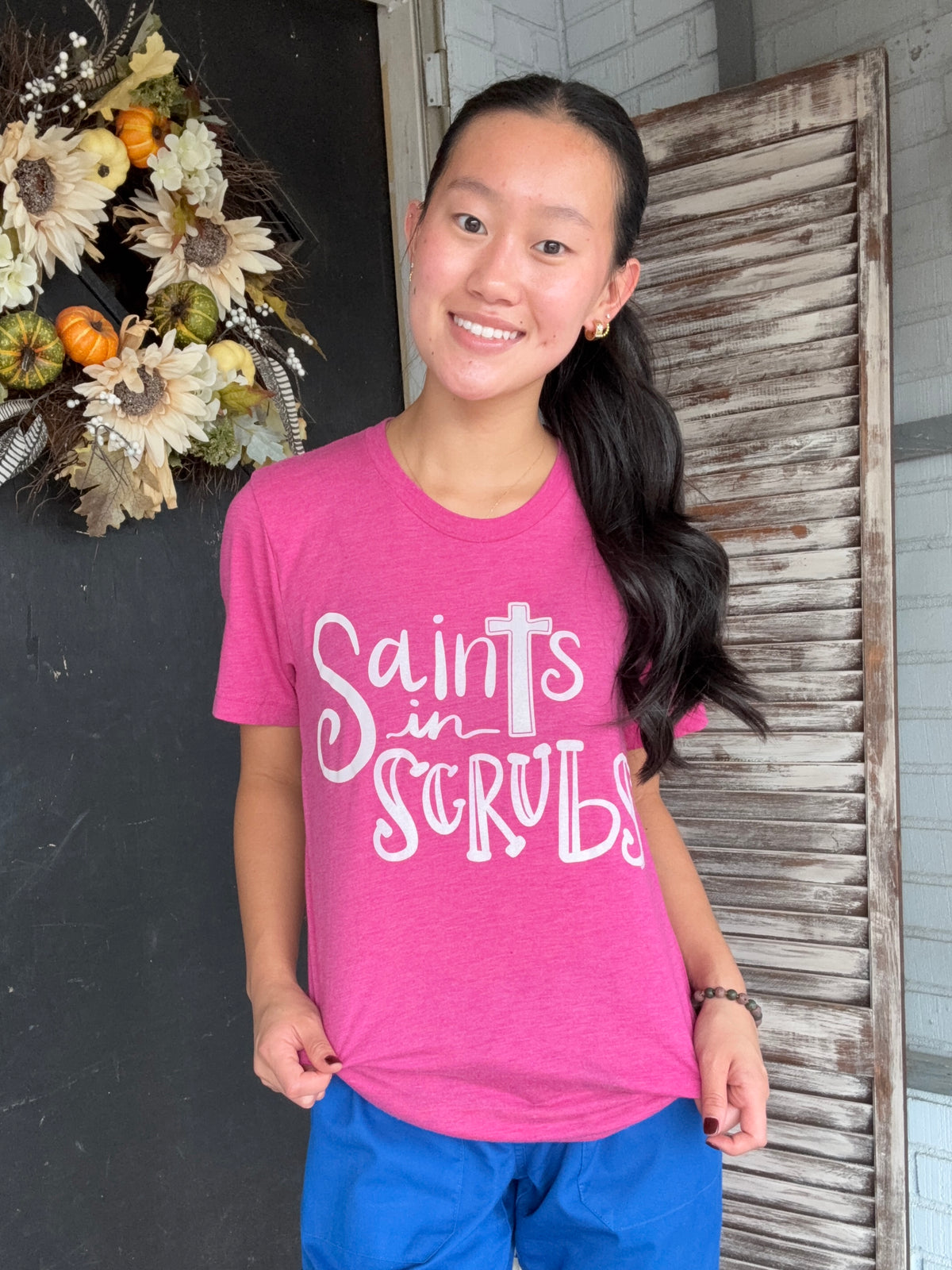 Saints in Scrubs Tee