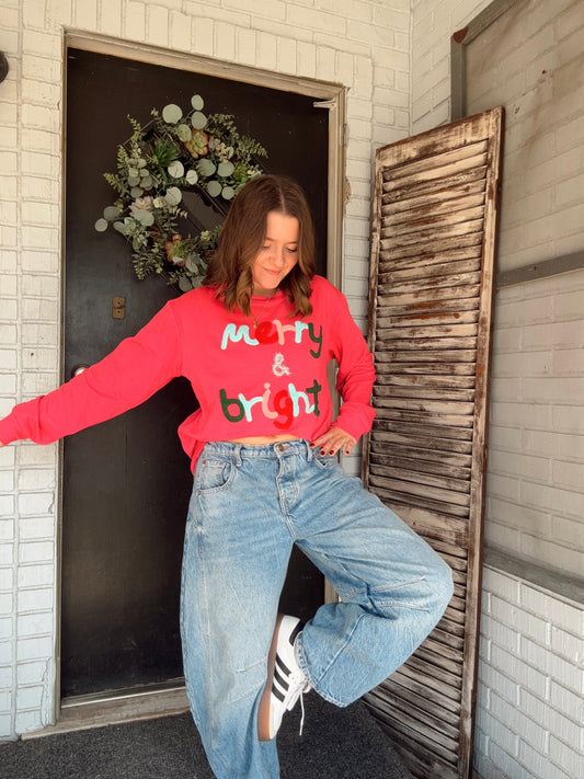 Merry and Bright Crewneck