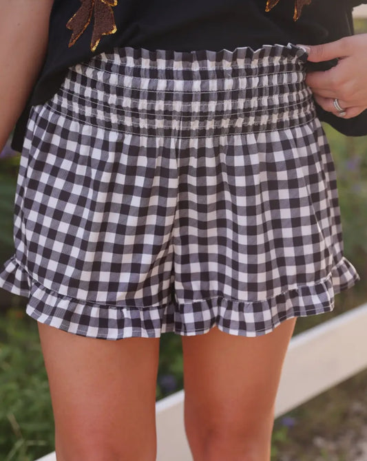 Ava Gingham Shorts