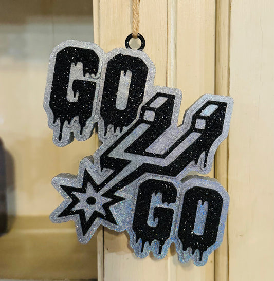 Go Spurs Go Glitter Freshie