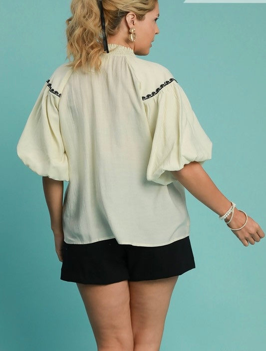 Hannah Embroidered Top