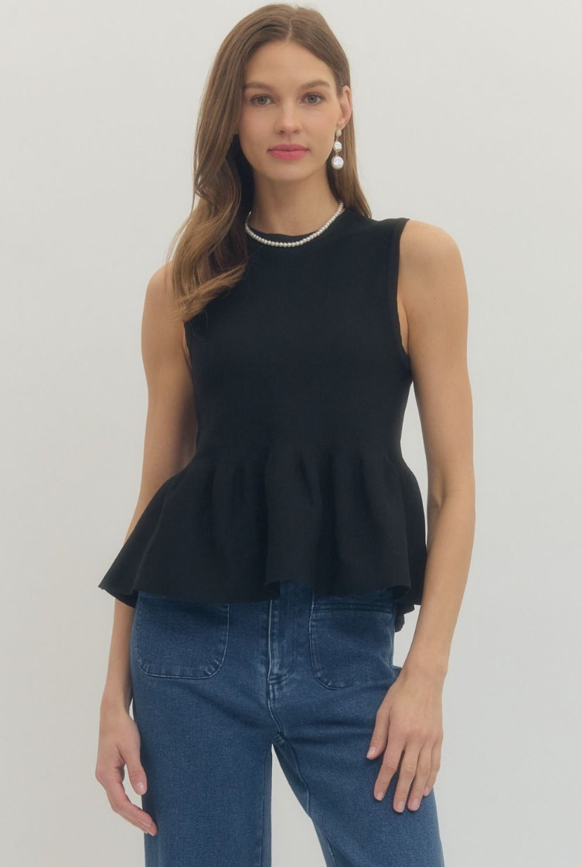 Tara Peplum Top