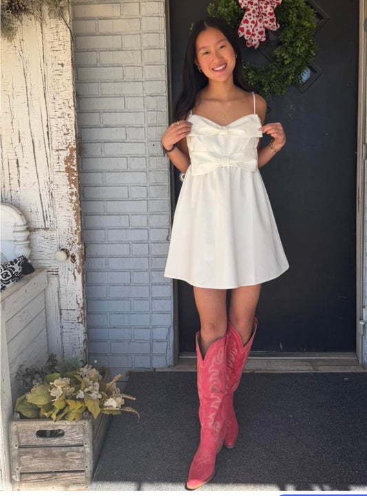 Blakelyn Double Bow Mini Dress