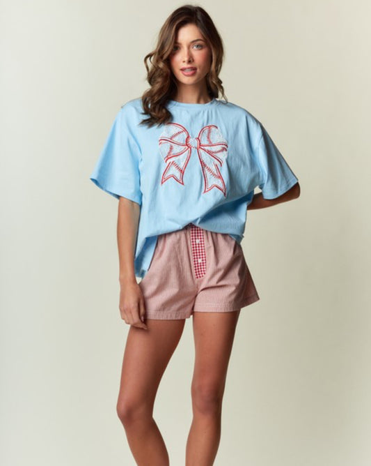 Baseball Bow Tee
