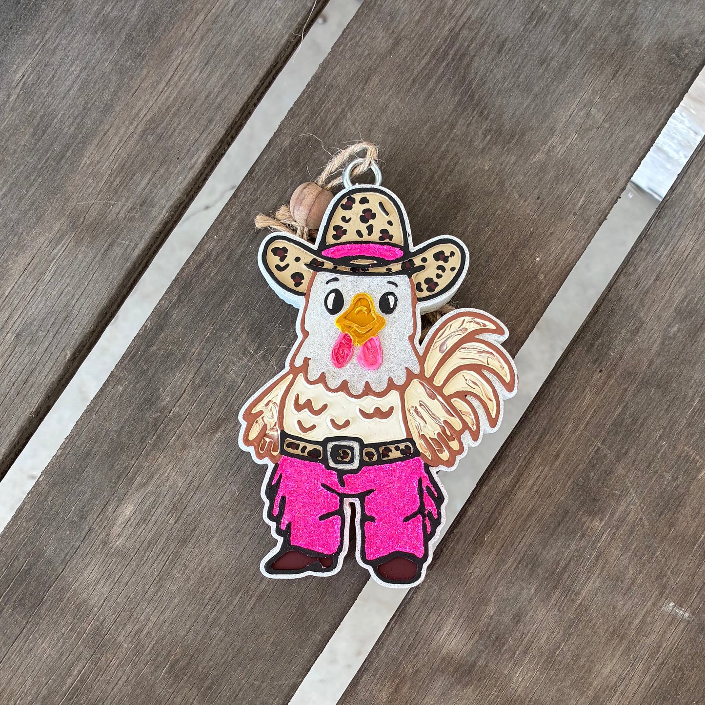 Cowgirl Chicken Freshie