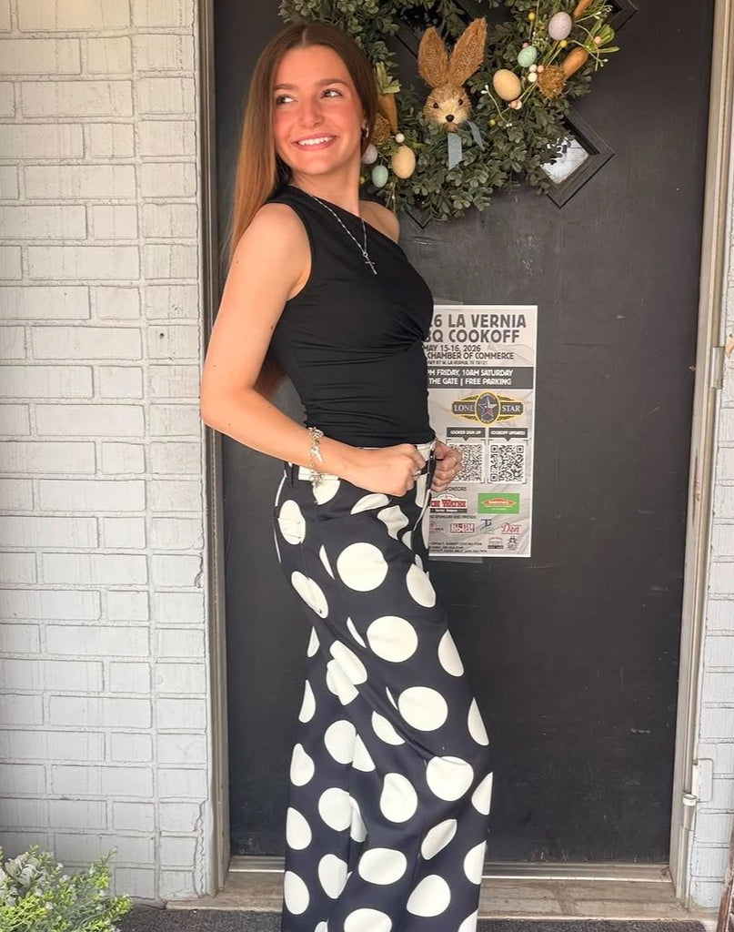 Paisley Polka Dot Pants