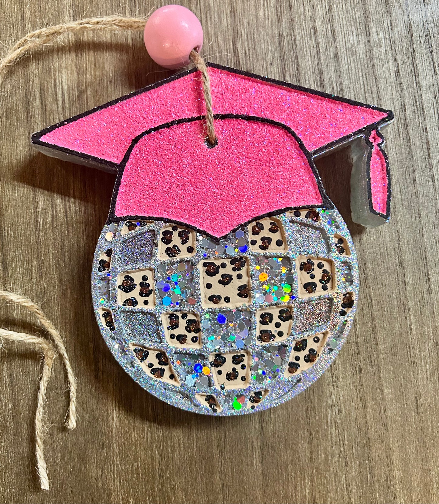 Graduation Leopard Disco Freshie