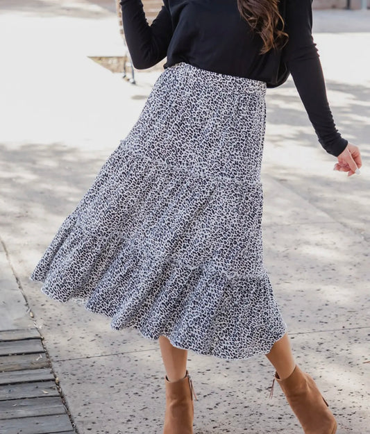 Amara Animal Print Skirt