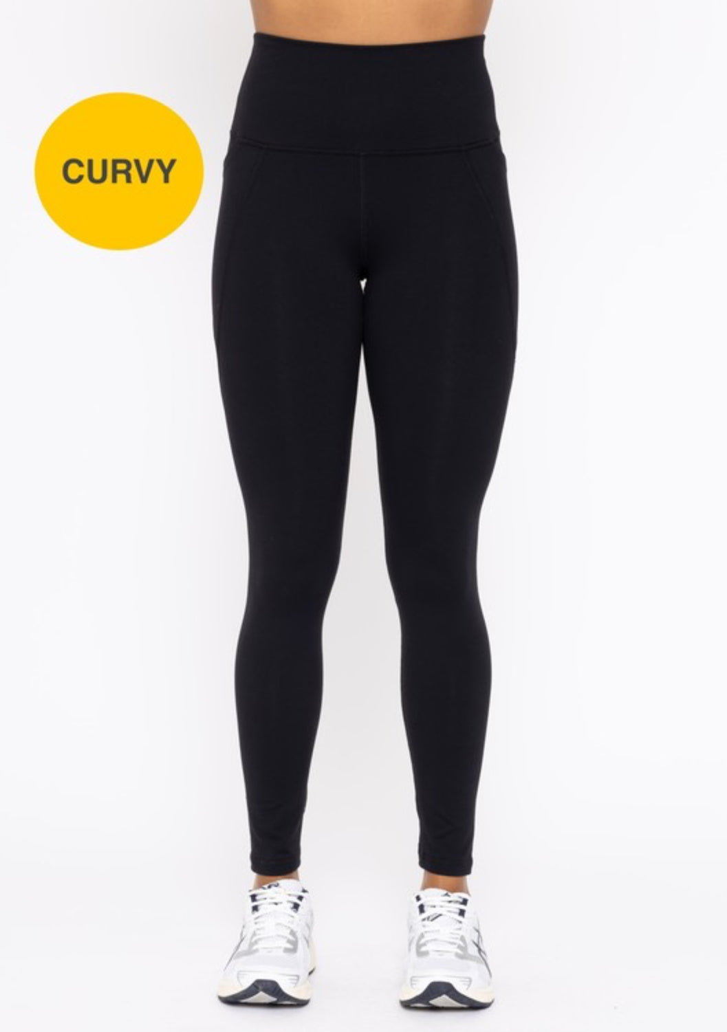 Mono B Essential Side Pocket Curvy Leggings