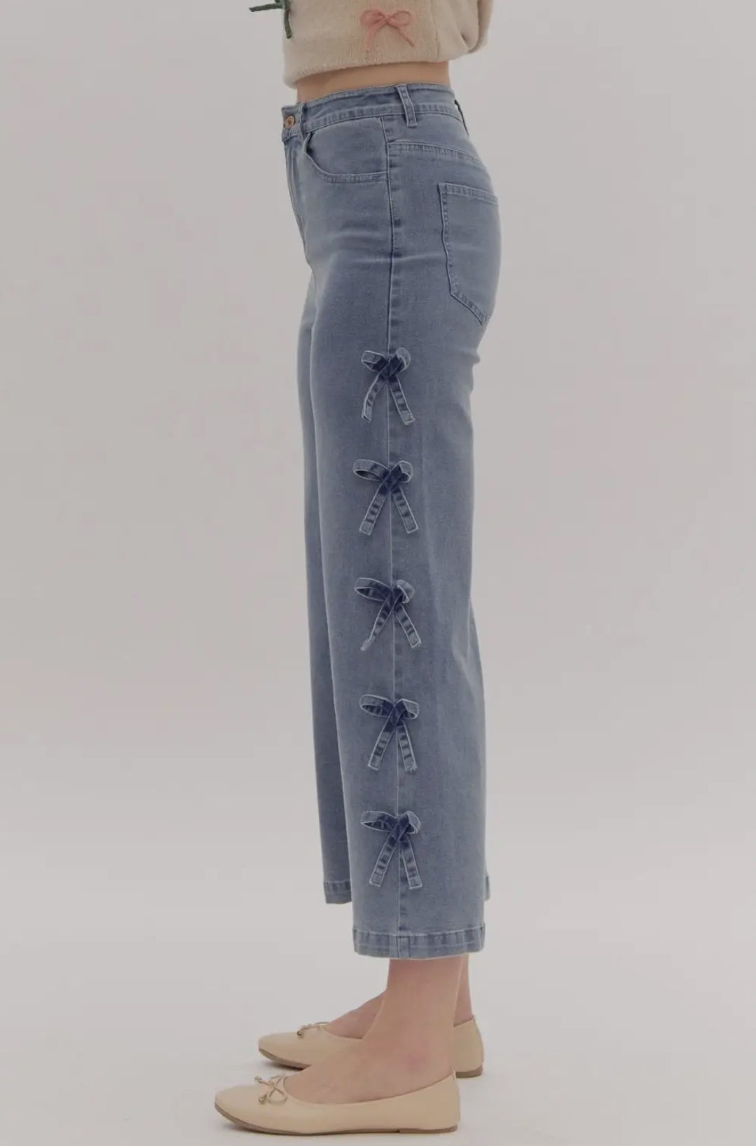 Adeline Bow Jeans