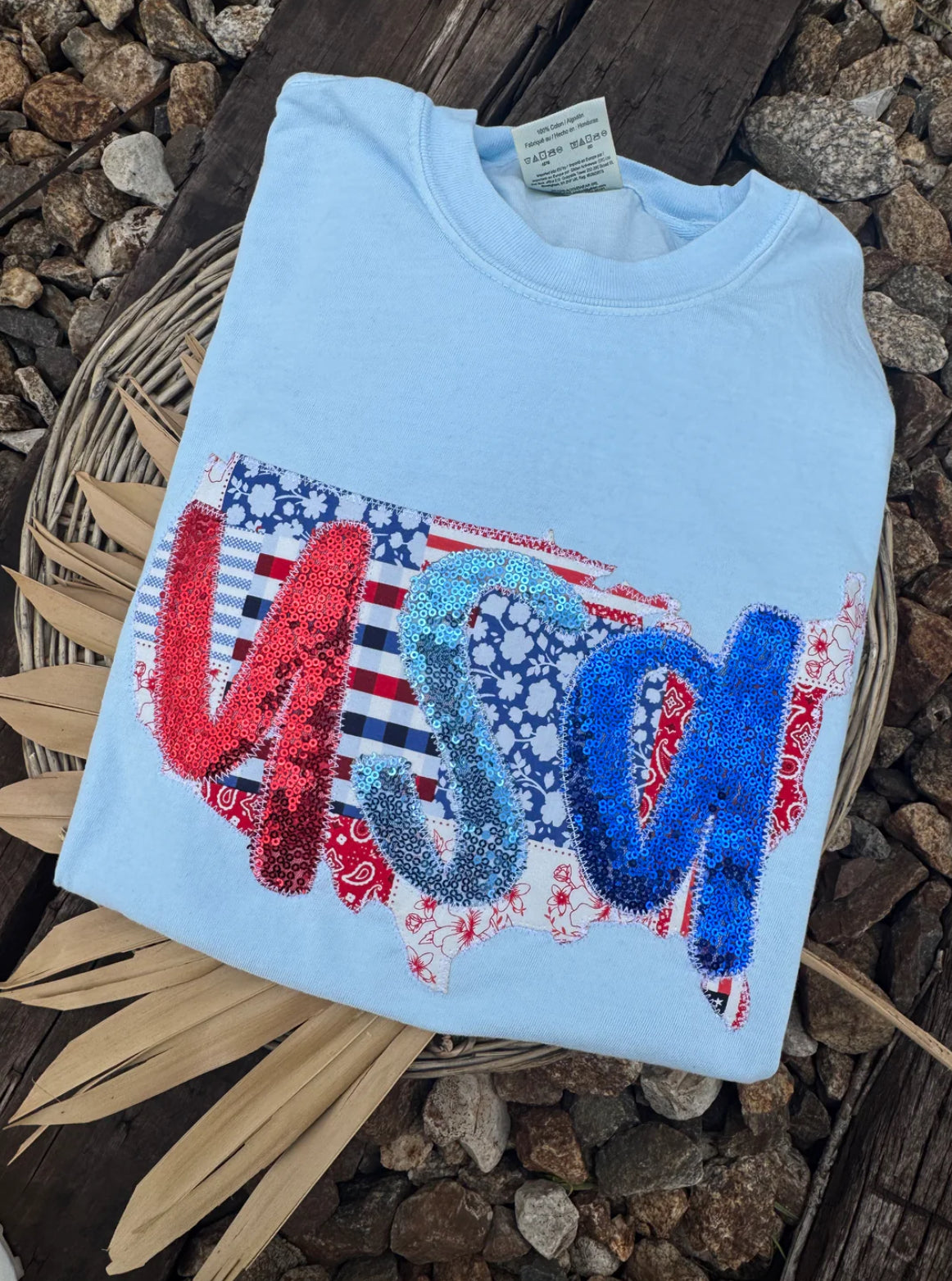 USA Patchwork Tee