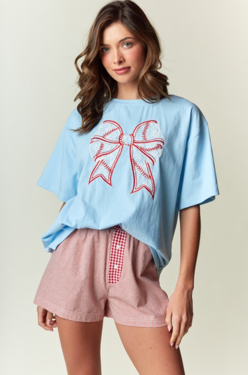 Baseball Bow Tee