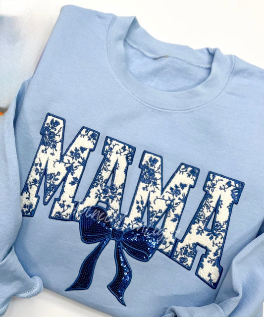 Floral Mama Sequin Sweatshirt