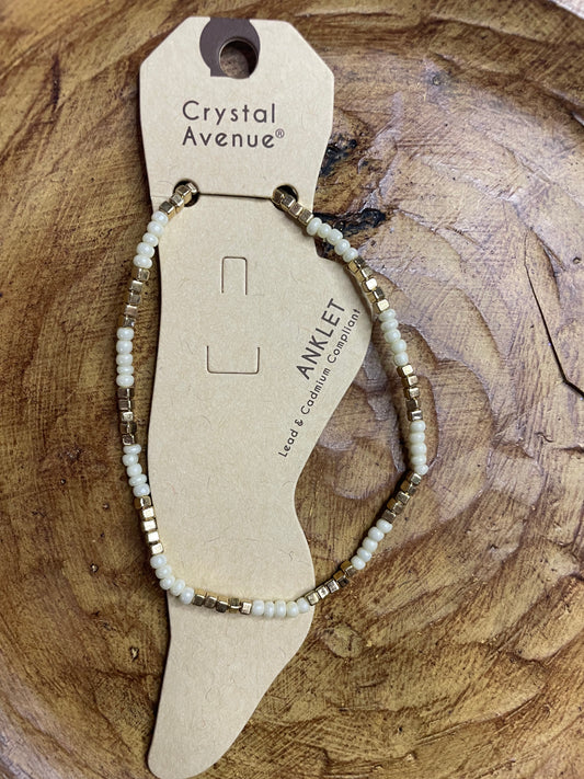 Crystal Avenue Ankle Bracelet