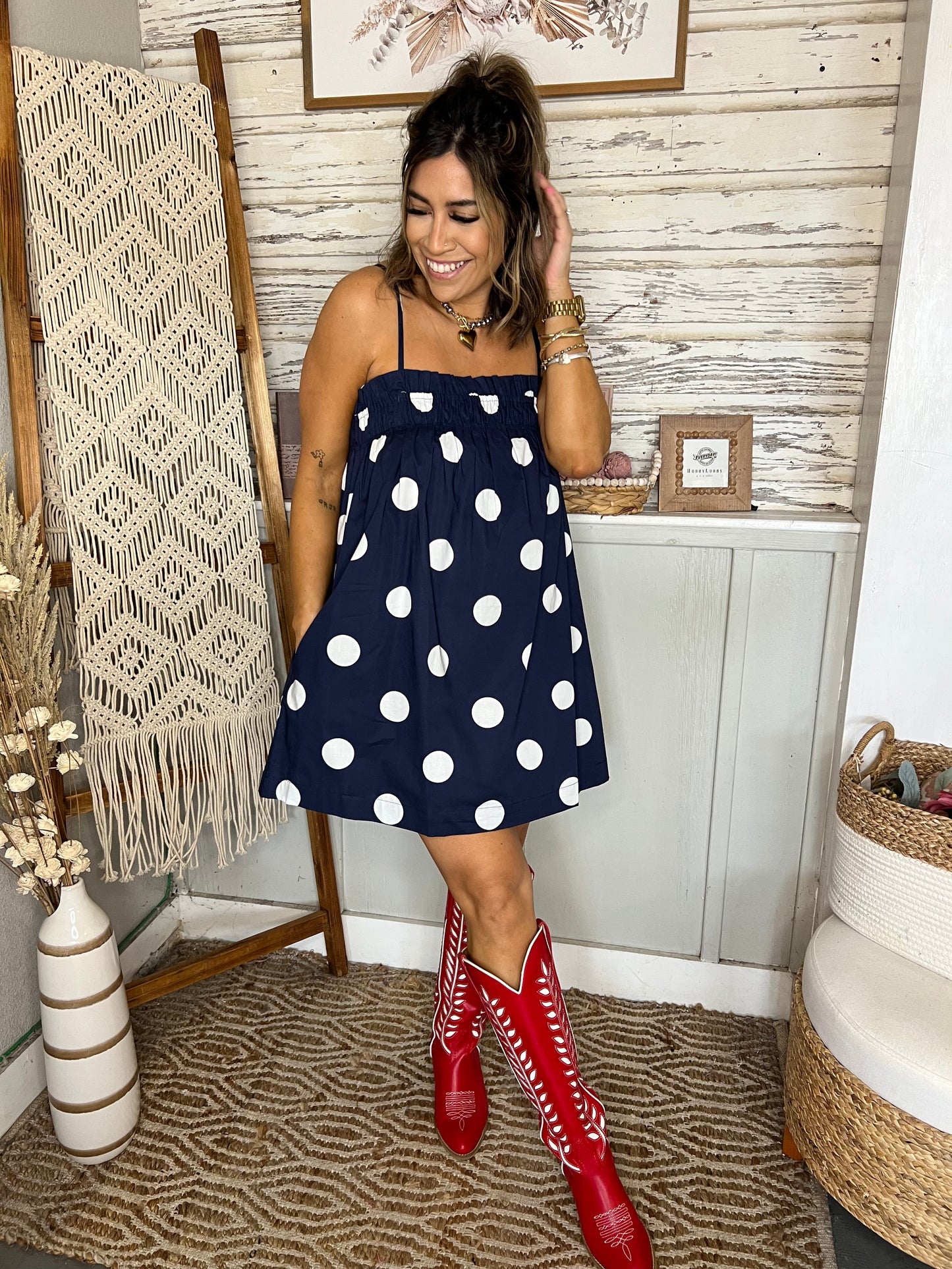 Layla Polka Dot Dress