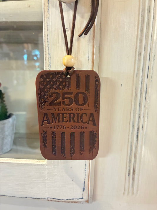 250 Years of America Leather Freshie Set