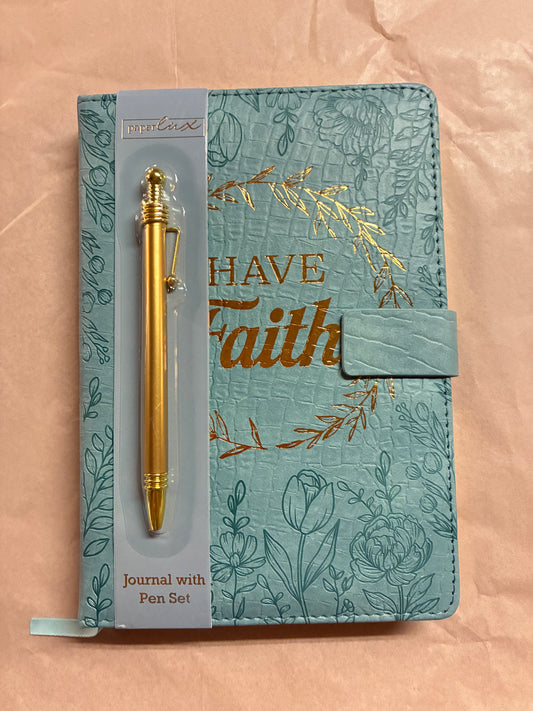 Have Faith Journal With Pen