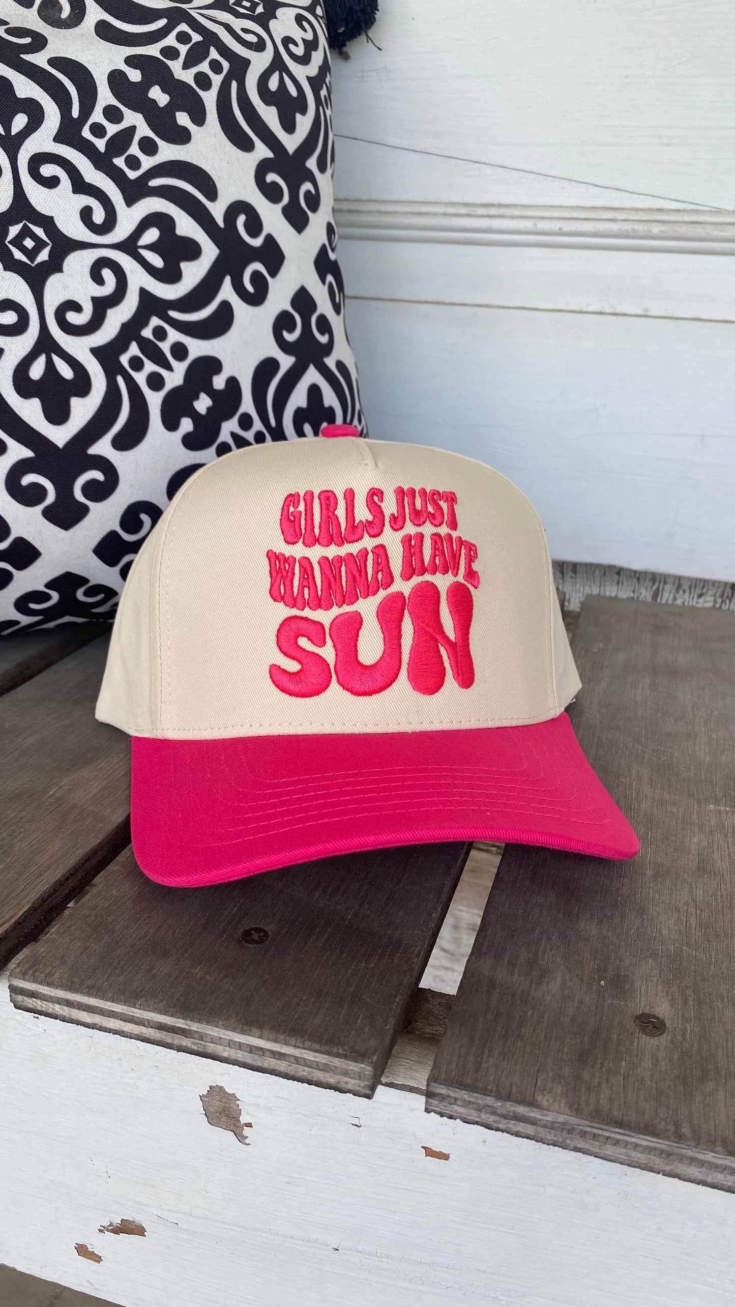 Girls Just Wanna Have Sun Cap