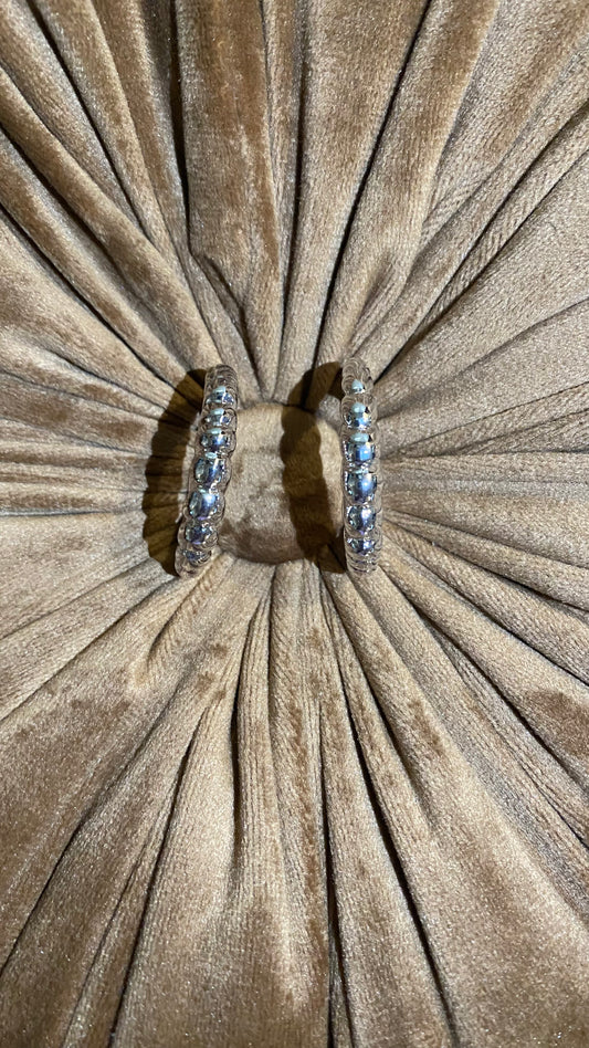 Haylee Metal Hoop Earrings