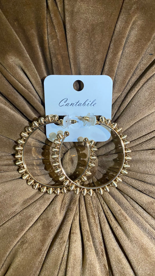 Holly Hoop Earrings